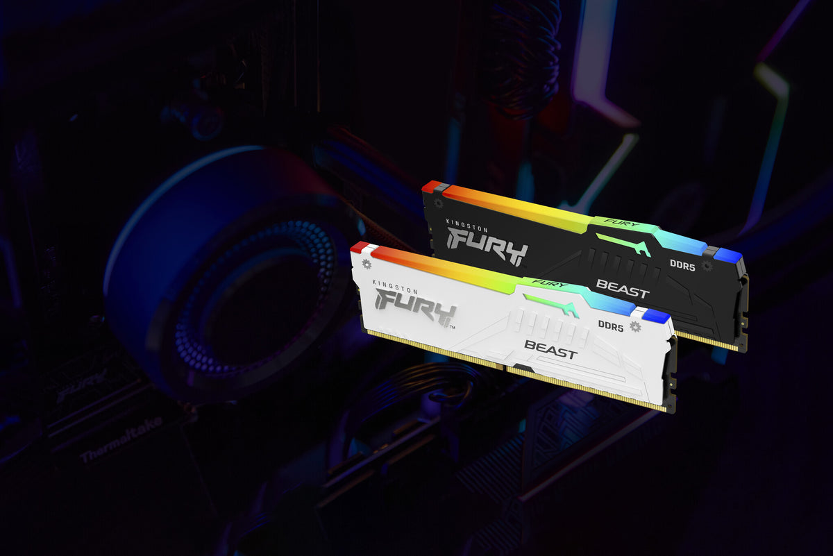 Kingston Technology FURY Beast - 8 GB 1 x 8 GB DDR5 5200MT/s memory module in Black