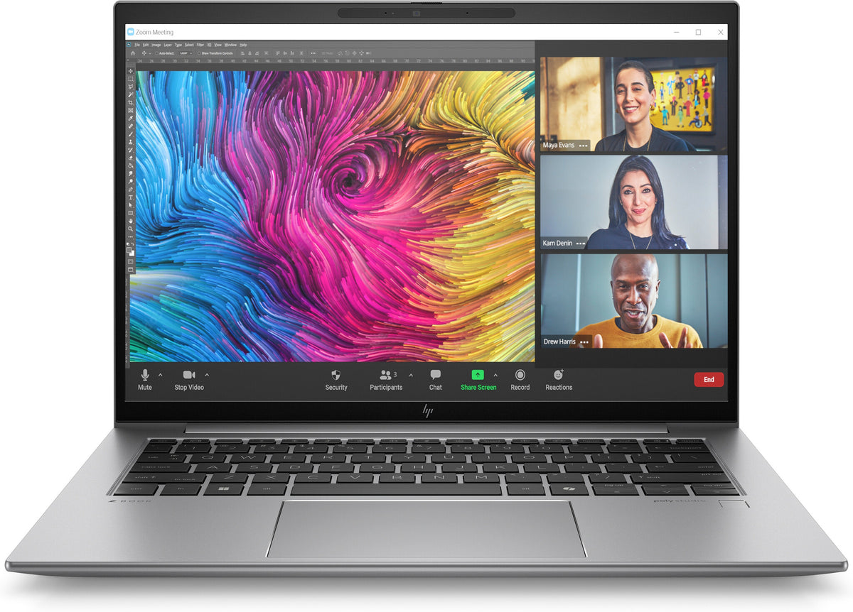 HP ZBook Firefly G11 Laptop - 35.6 cm (14") - Intel Core Ultra 7 155H - 16 GB DDR5-SDRAM - 512 GB SSD - NVIDIA RTX A500 - Wi-Fi 6E - Windows 11 Pro - Grey