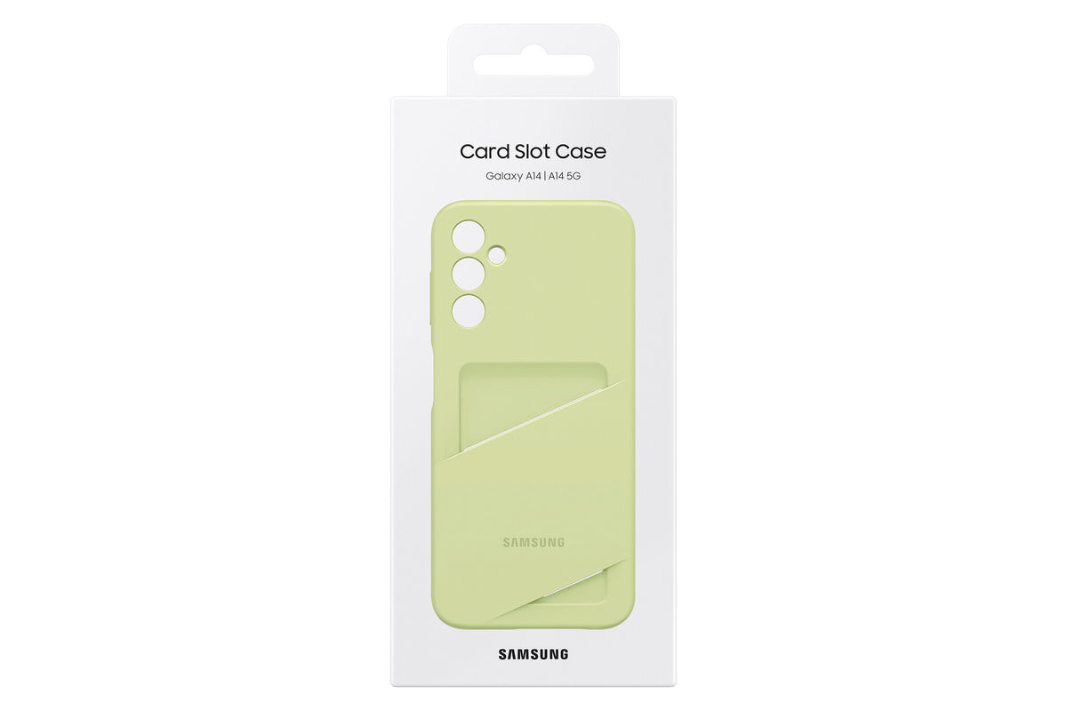 Samsung mobile phone card case for Galaxy A14 / A14 (5G) in Lime