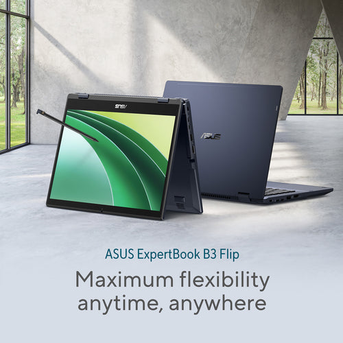 ASUS ExpertBook B3 Flip Hybrid (2-in-1) - 35.6 cm (14&quot;) - Touchscreen - Intel® Core™ i5-1335U - 8 GB DDR4-SDRAM - 256 GB SSD - Wi-Fi 6E - Windows 11 Pro Education - Black