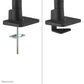 Neomounts DS70S-950BL1 - Desk monitor mount for 43.2 cm (17") to 124.5 cm (49")