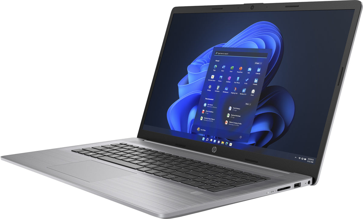 HP 470 G9 Laptop - 43.9 cm (17.3&quot;) - Intel® Core™ i5-1235U - 16 GB DDR4-SDRAM - 512 GB SSD - Wi-Fi 6 - Windows 11 Pro - Silver