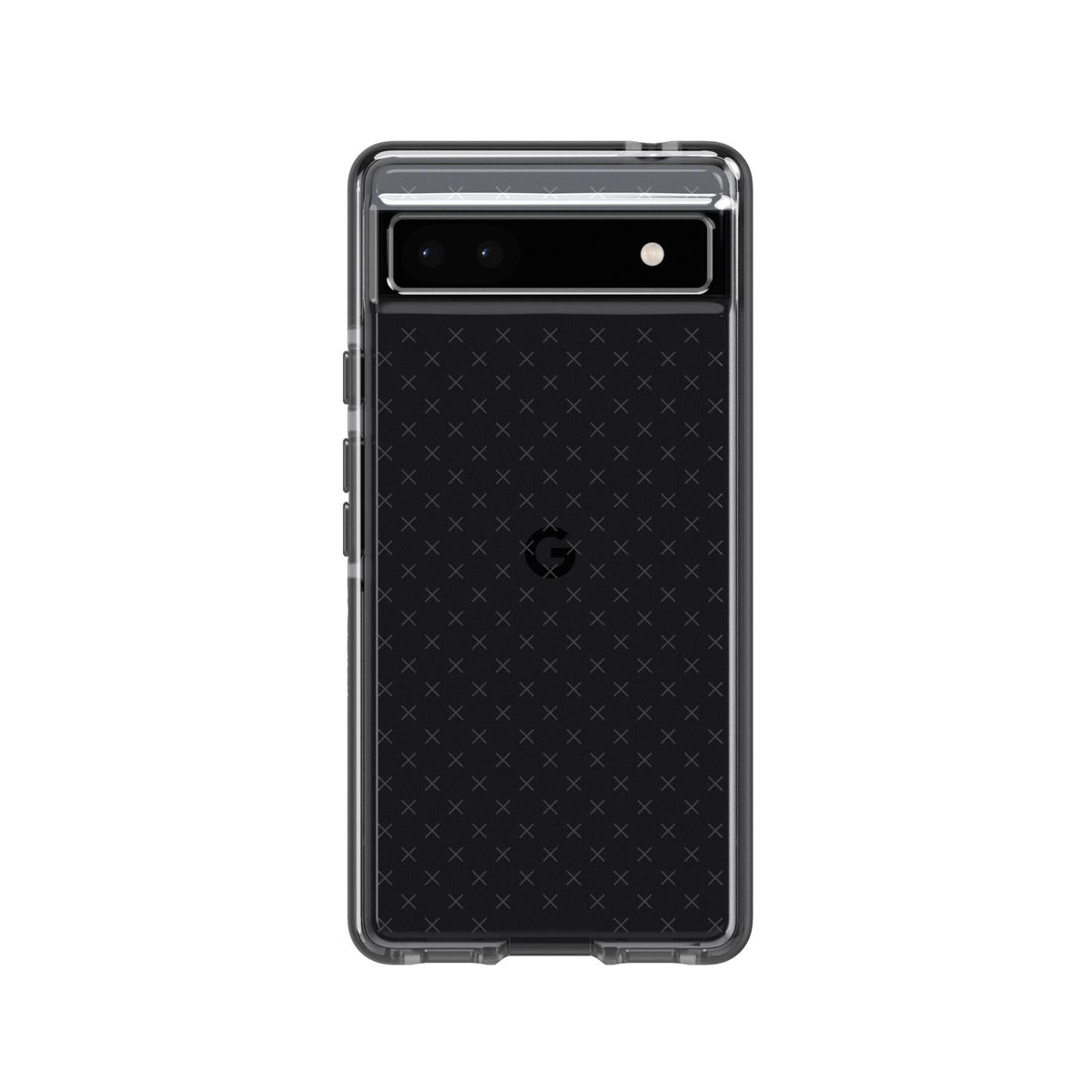 Tech21 Pure Clear for Google Pixel 6a in Smokey Black