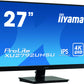 iiyama ProLite XU2792UHSU-B1 - 68.6 cm (27") - 3840 x 2160 pixels 4K UHD Monitor
