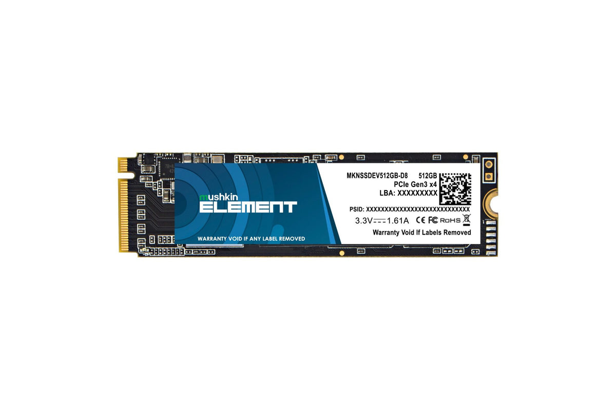 Mushkin Element - M.2 NAND NVMe PCI Express 3.0 3D SSD - 512 GB