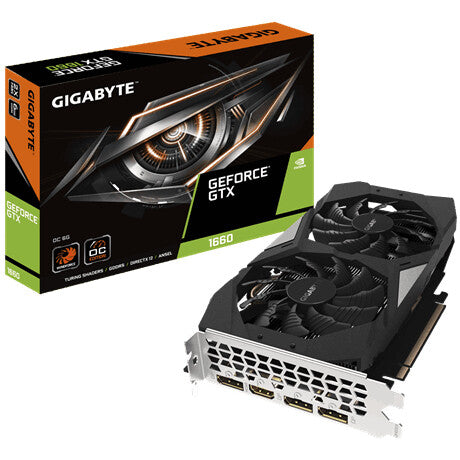 GIGABYTE - NVIDIA 6 GB GDDR5 GeForce GTX 1660 graphics card
