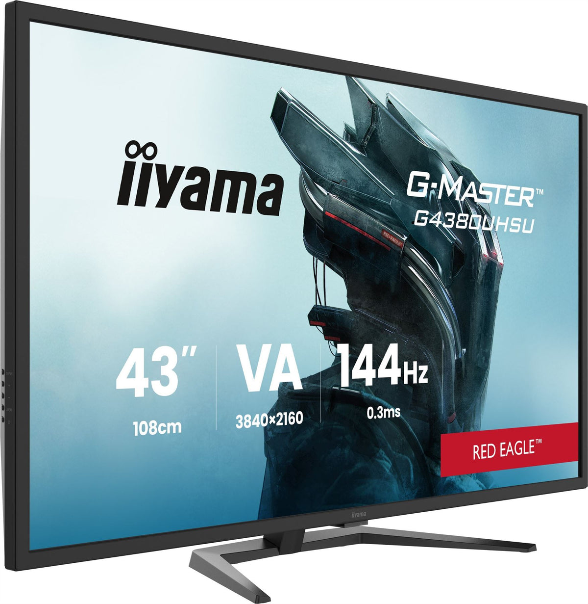 iiyama G-MASTER G4380UHSU-B2 computer monitor 108 cm (42.5") 3840 x 2160 pixels 4K Ultra HD LED Black