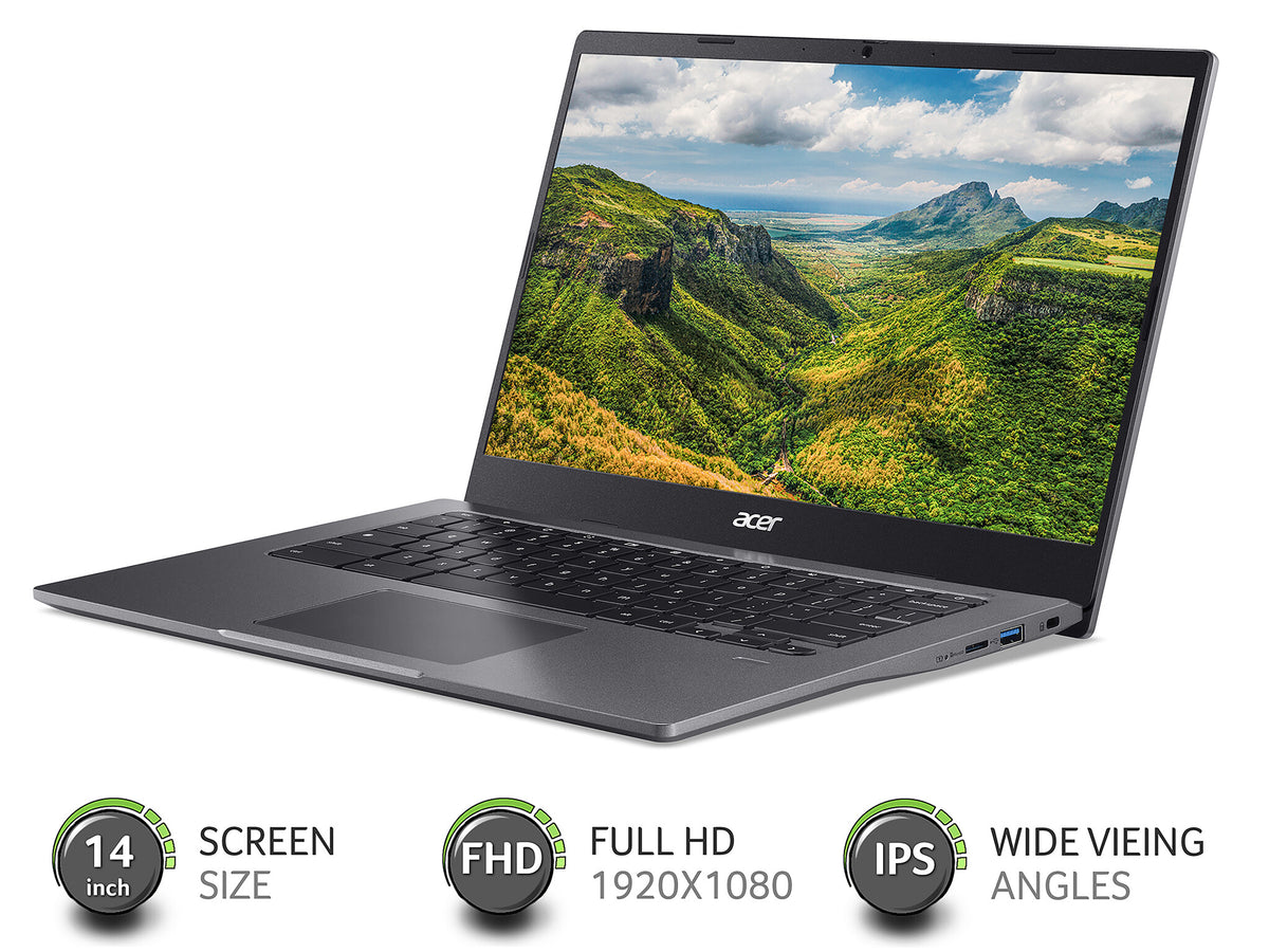 Acer Chromebook Spin 713 - 34.3 cm (13.5") - Touchscreen - Intel® Core™ i3-1115G4 - 8 GB LPDDR4x-SDRAM - 256 GB SSD - Wi-Fi 6 - ChromeOS - Grey