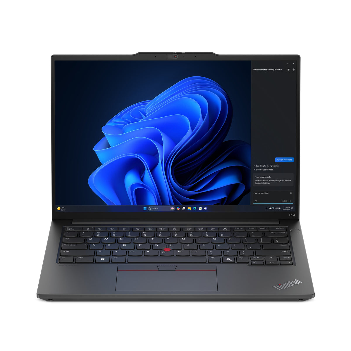 Lenovo ThinkPad E14 Laptop - 35.6 cm (14") - AMD Ryzen™ 7 7735HS - 16 GB DDR5-SDRAM - 512 GB SSD - Wi-Fi 6E - Windows 11 Pro - Black