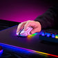 Razer Basilisk V3 Pro - RF Wireless + Bluetooth + USB Type-C Optical Mouse in White- 30,000 DPI