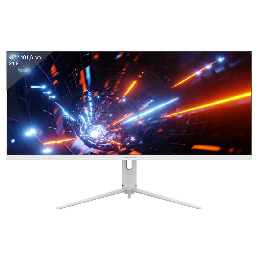 LC-Power LC-M40-UWQHD-144 computer monitor 101.6 cm (40") 3440 x 1440 pixels UltraWide Quad HD White