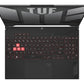 ASUS TUF Gaming A15 Laptop - 39.6 cm (15.6") - AMD Ryzen™ 5 7535HS - 16 GB DDR5-SDRAM - 512 GB SSD - NVIDIA GeForce RTX 4060 - Wi-Fi 6 - Windows 11 Home - Black / Grey