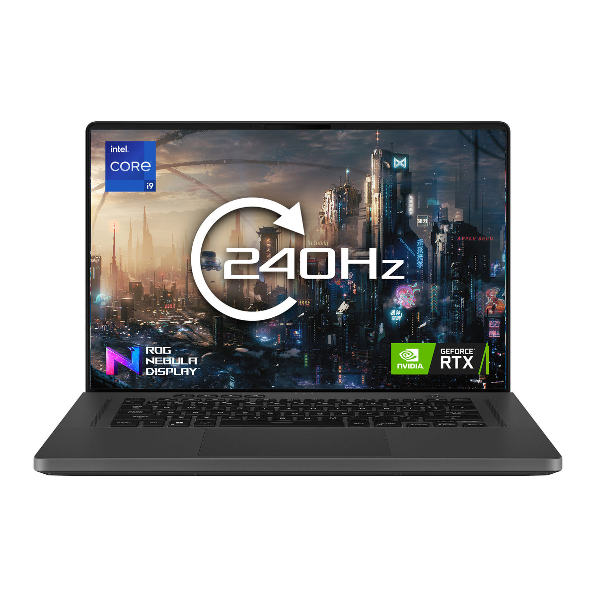 ASUS ROG Zephyrus G16 Laptop - 40.6 cm (16") - Intel® Core™ i9-13900H - 32 GB DDR4-SDRAM - 1 TB SSD - NVIDIA GeForce RTX 4070 - Wi-Fi 6E - Windows 11 Home - Black / Grey
