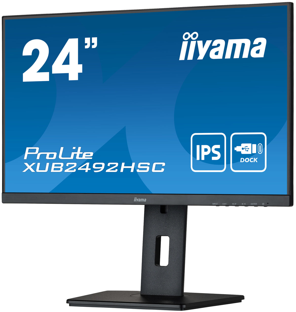 iiyama ProLite XUB2492HSC-B5 LED display 61 cm (24") 1920 x 1080 pixels Full HD Black