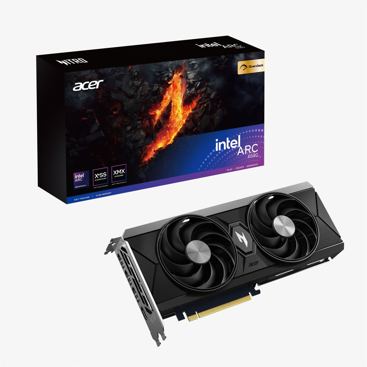 Acer Nitro Intel® Arc� B580 OC Arc B580 12 GB GDDR6