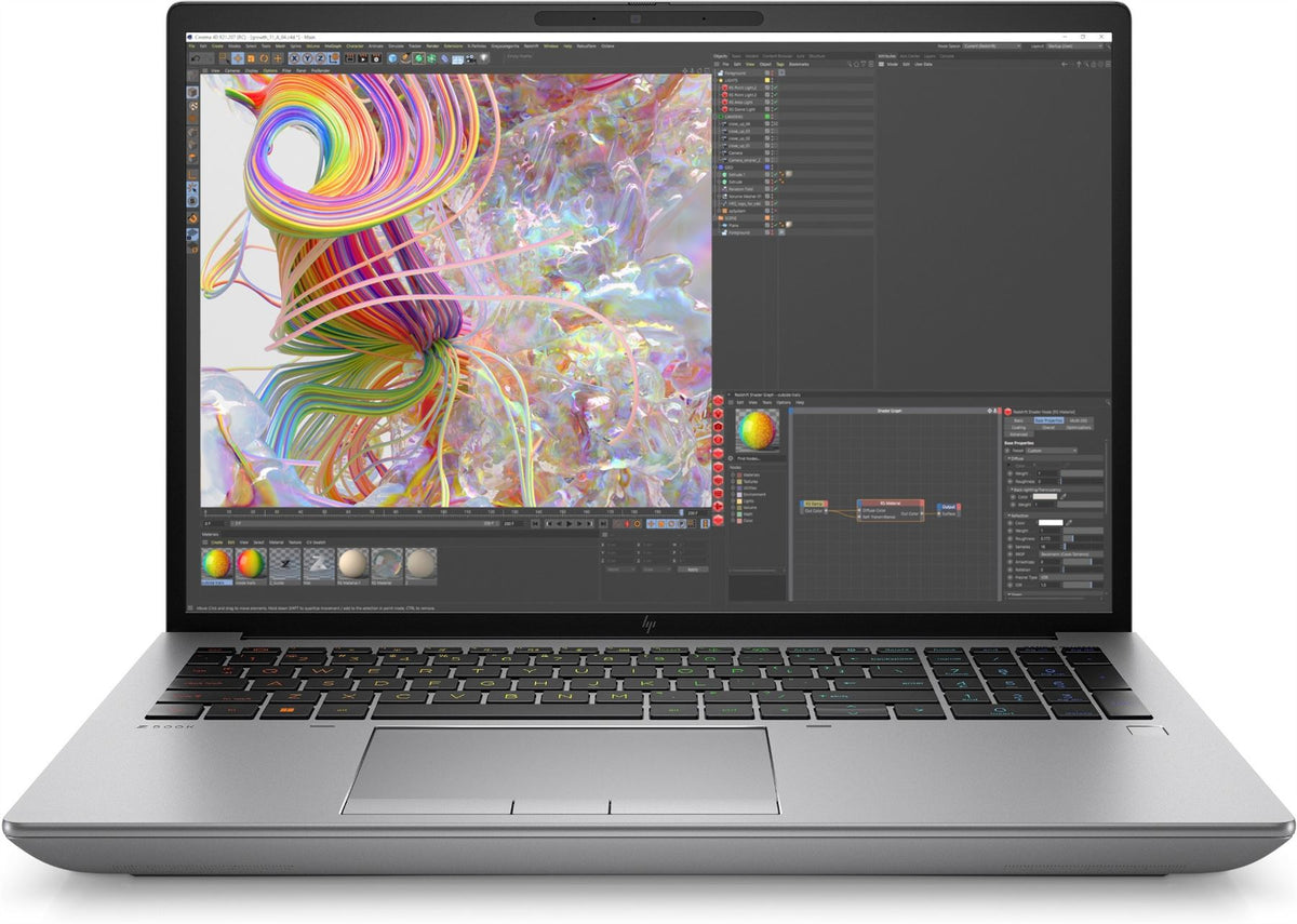 HP ZBook Fury 16 G9 i7-12800HX Mobile workstation 40.6 cm (16&quot;) WUXGA Intel Core i7 16 GB DDR5-SDRAM 512 GB SSD NVIDIA RTX A2000 Wi-Fi 6E (8