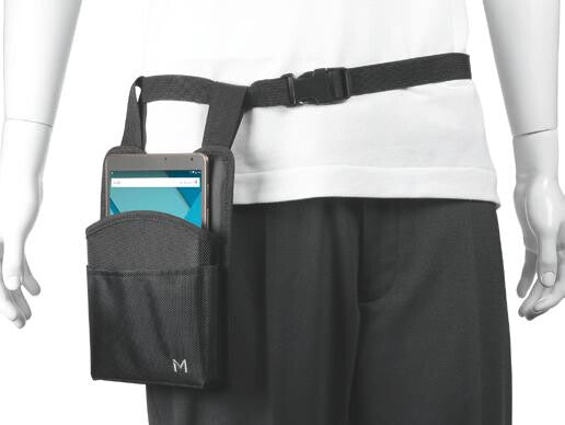 Mobilis RefugeTablet holster with belt for 10" Universal Tablets in Black