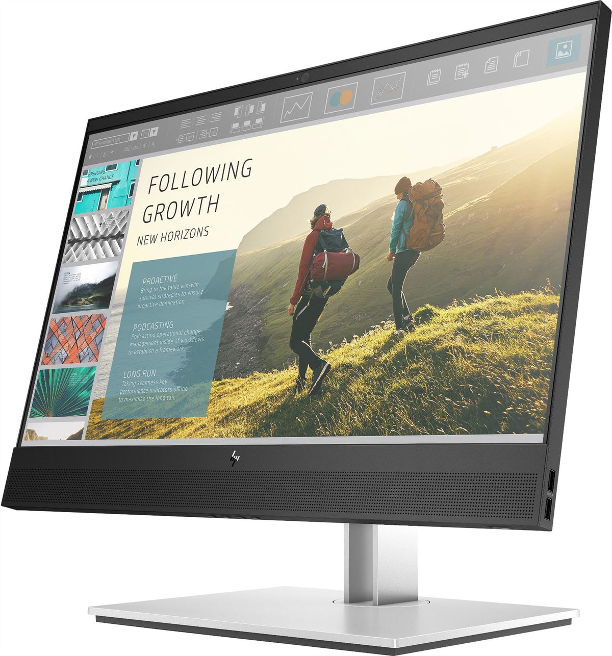 HP Mini-in-One 24 computer monitor 60.5 cm (23.8") 1920 x 1080 pixels Full HD LED Black