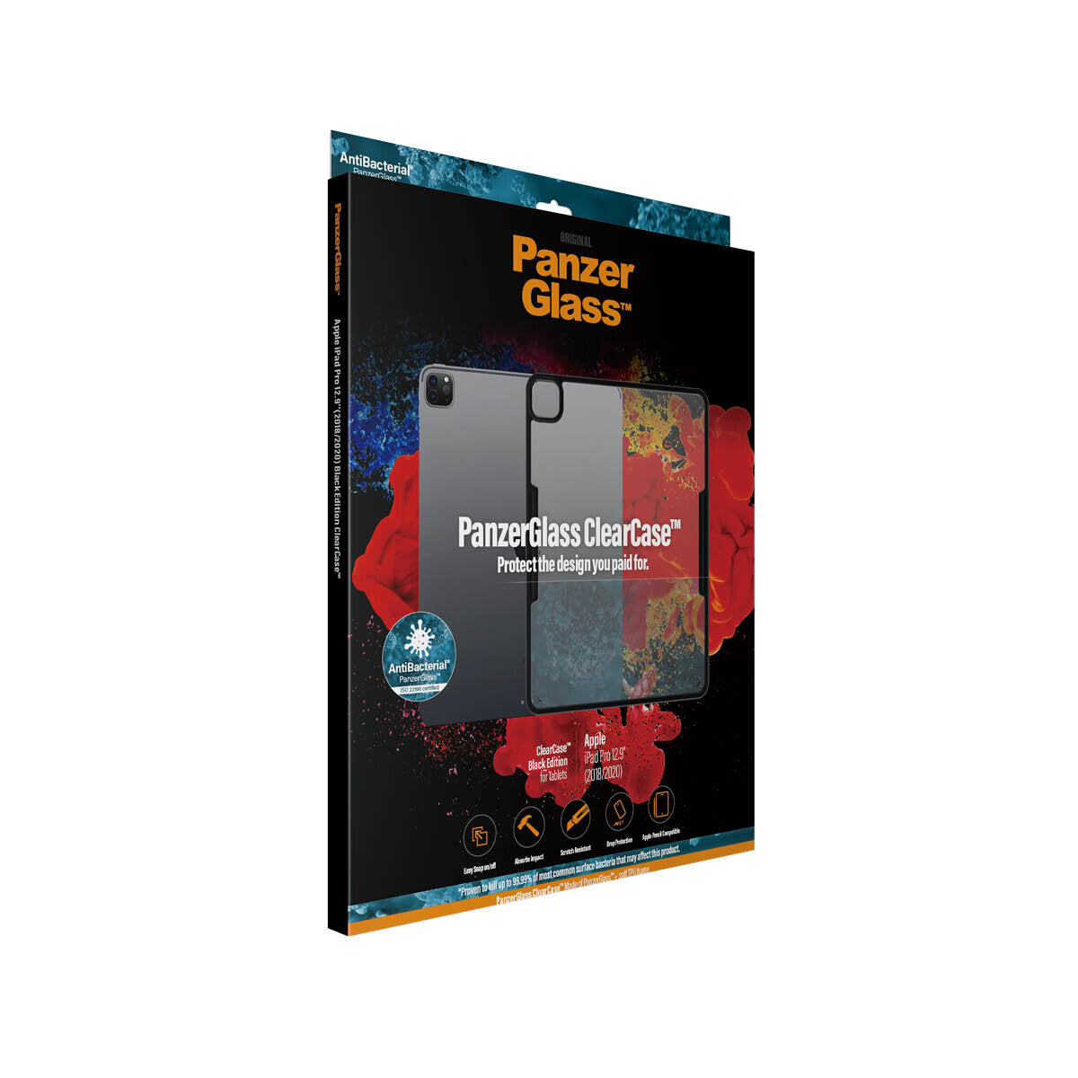 PanzerGlass ® ClearCase™ for 12.9" iPad Pro in Black
