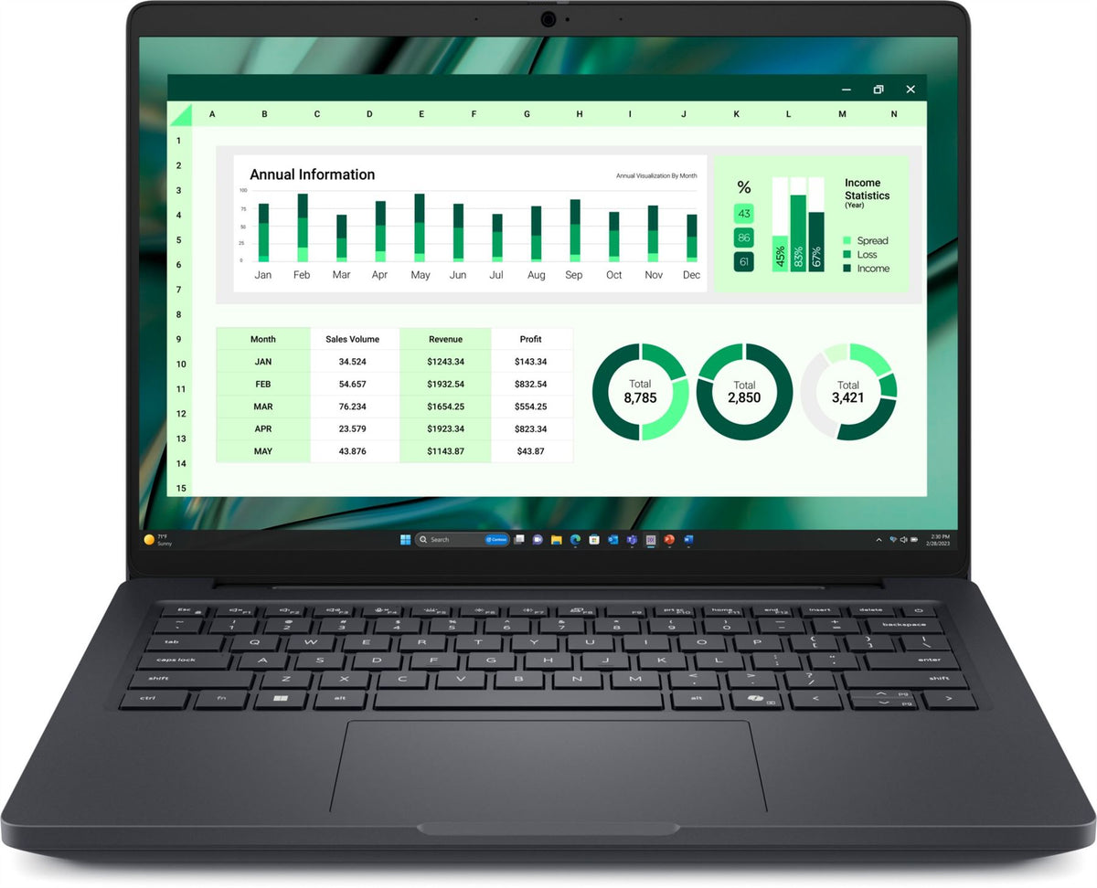 DELL Pro Max 14 MC14250 Intel Core Ultra 7 265H Mobile workstation 35.6 cm (14") Full HD+ 16 GB LPDDR5x-SDRAM 512 GB SSD NVIDIA RTX PRO 500 Blackwell Wi-Fi 7 (802.11be) Windows 11 Pro UK English Black