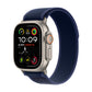 Apple Watch Ultra 2 GPS + Cellular - 49mm Natural Titanium Case with Blue Trail Loop - M/L