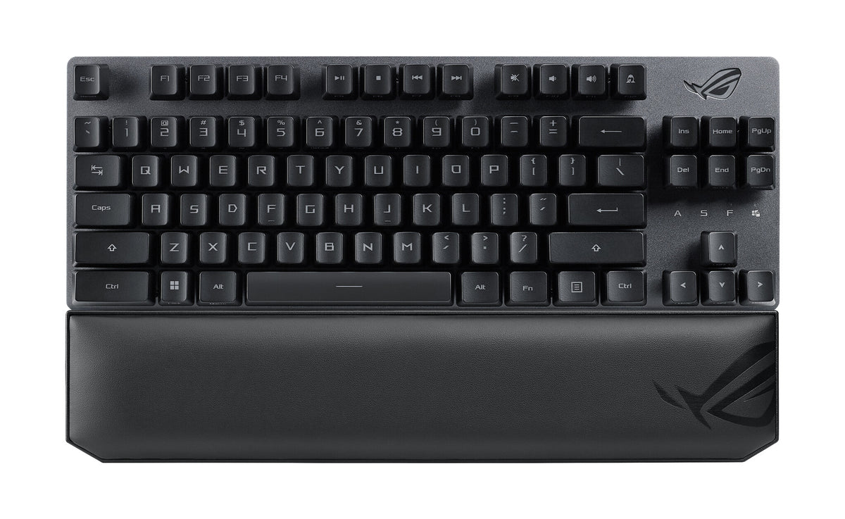 ASUS ROG Strix Scope RX TKL - USB Wired + RF Wireless + Bluetooth RGB Mechanical Keyboard in Black (QWERTY UK)