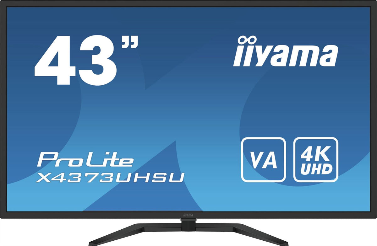 iiyama ProLite X4373UHSU-B1 computer monitor 108 cm (42.5") 3840 x 2160 pixels 4K Ultra HD