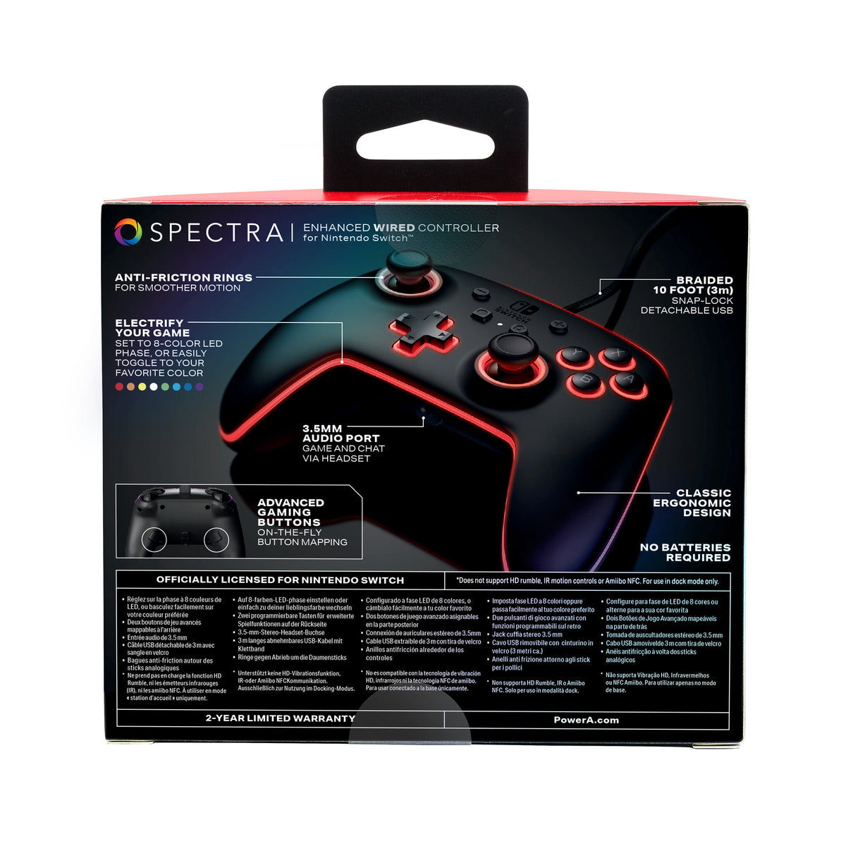 PowerA Spectra - Enhanced Wired Controller for Nintendo Switch