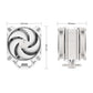 ARCTIC Freezer 34 eSports DUO - Air Processor Cooler in White - 120mm
