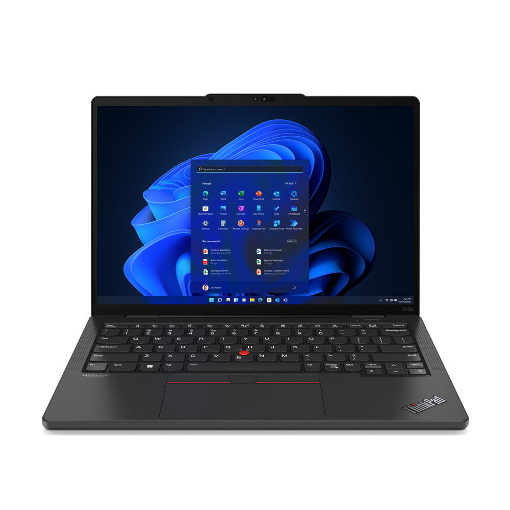 Lenovo ThinkPad X13s Gen 1 Laptop - 33.8 cm (13.3") - Qualcomm Snapdragon 8cx Gen 3  - 16 GB LPDDR4x-SDRAM - 256 GB SSD - Wi-Fi 6E - Windows 10 Pro - Black
