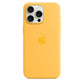 Apple MWNP3ZM/A - Silicone Case with MagSafe for iPhone 15 Pro Max in Sunshine