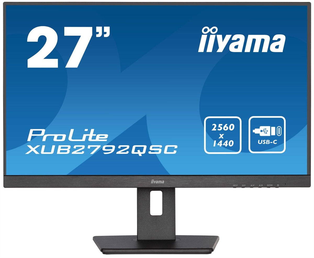 iiyama ProLite 68.6 cm (27") 2560 x 1440 pixels Wide Quad HD LED Black Monitor