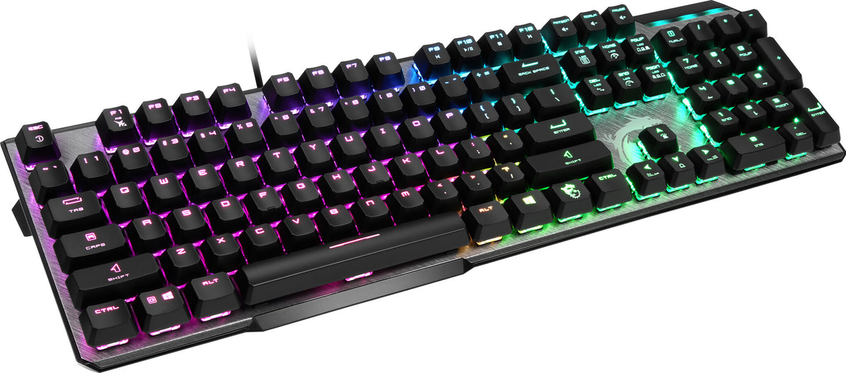MSI VIGOR GK50 Elite - USB Wired RGB Mechanical Gaming Keyboard in Black (QWERTY UK)