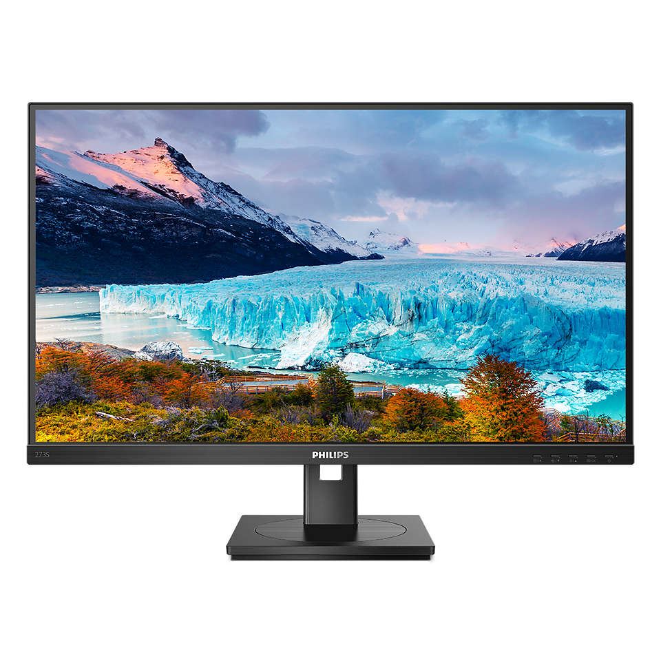 Philips S Line 273S1/00 Computer Monitor 68.6 cm (27&quot;) 1920 x 1080 pixels Full HD LCD Black