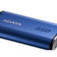 ADATA SE880 - USB-C External SSD in Blue - 4 TB