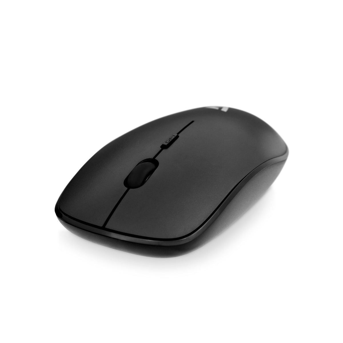V7 Low Profile Wireless Optical Mouse in Black - 1,600 DPI