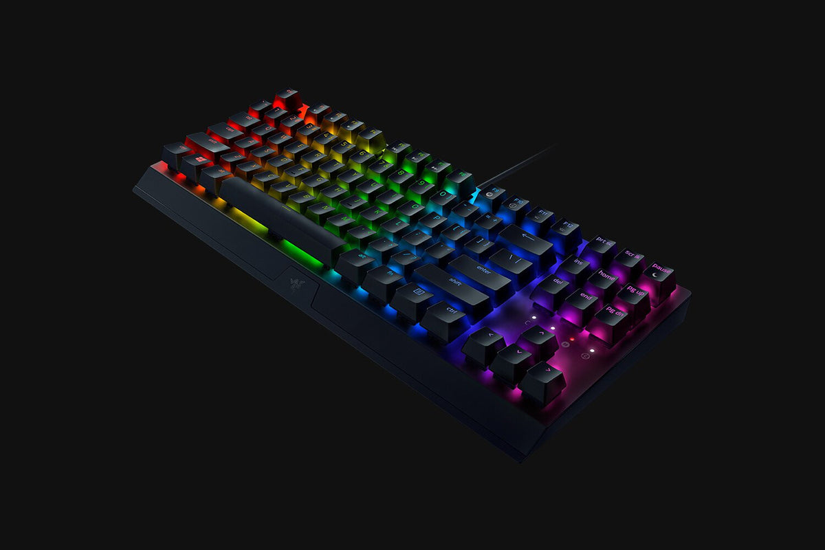 Razer Blackwidow V3 Tenkeyless -  USB QWERTY UK English - Green Switch Mechanical Keyboard