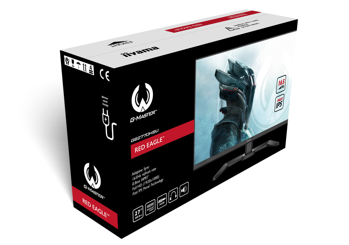 iiyama G-MASTER GB2770HSU-B5 - 68.6 cm (27") - 1920 x 1080 pixels Full HD LED Monitor