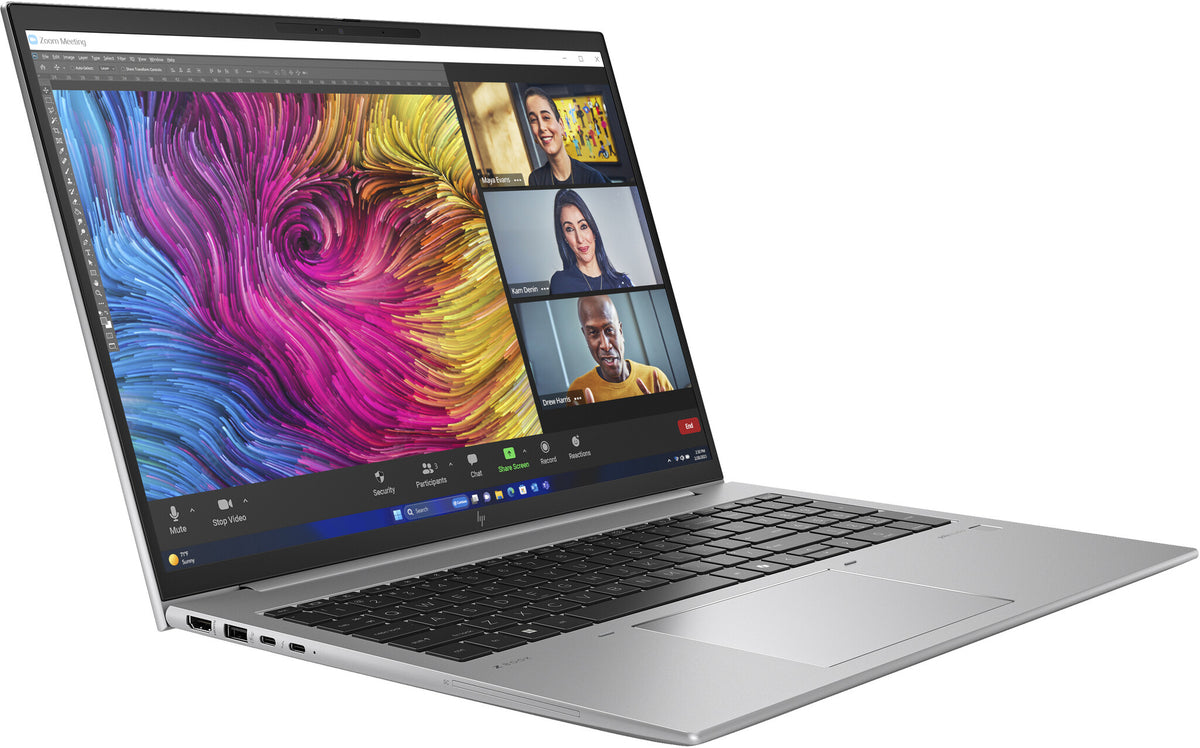 HP ZBook Firefly 16 G11 Laptop - 40.6 cm (16") - Intel Core Ultra 7 155H - 16 GB DDR5-SDRAM - 512 GB SSD - NVIDIA RTX A500 - Wi-Fi 6E - Windows 11 Pro - Silver