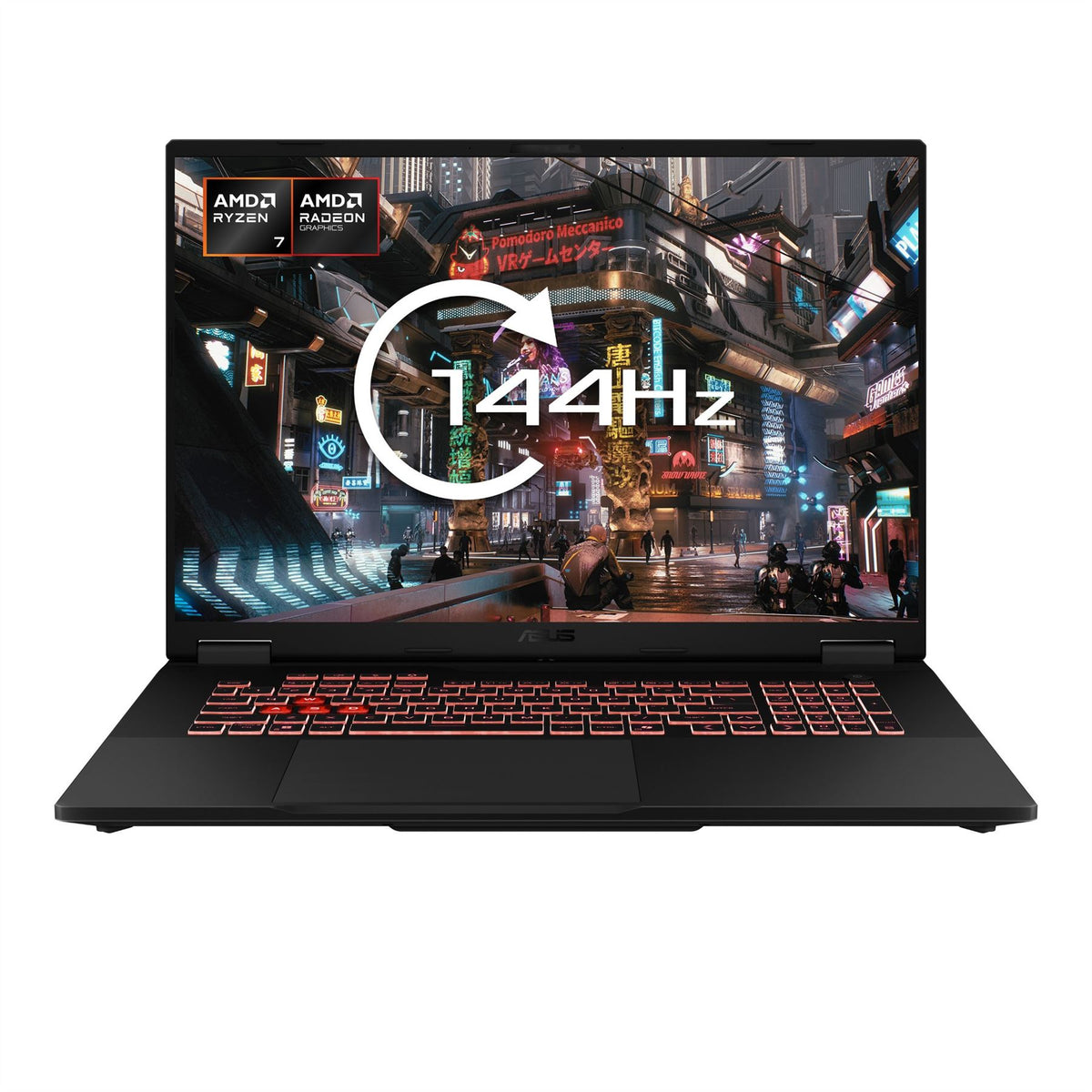 ASUS TUF Gaming FA808UM-S8013W Laptop - 45.7 cm (18&quot;) - AMD Ryzen™ 7 260 - 16 GB DDR5-SDRAM - 1 TB SSD - NVIDIA GeForce RTX 5060 - Wi-Fi 6E - Windows 11 Home - Jaeger Gray