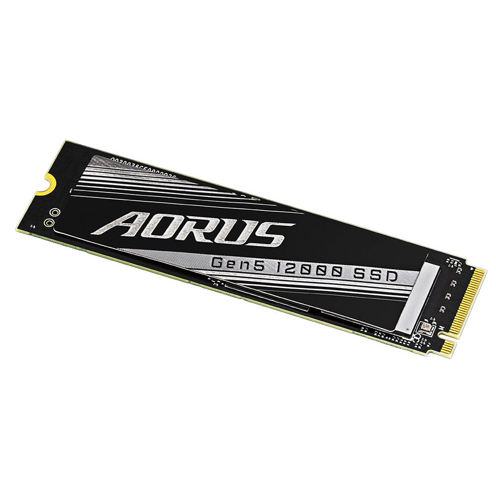 Gigabyte AORUS Gen5 12000 - PCI Express 5.0 3D TLC NAND NVMe M.2 SSD - 1 TB