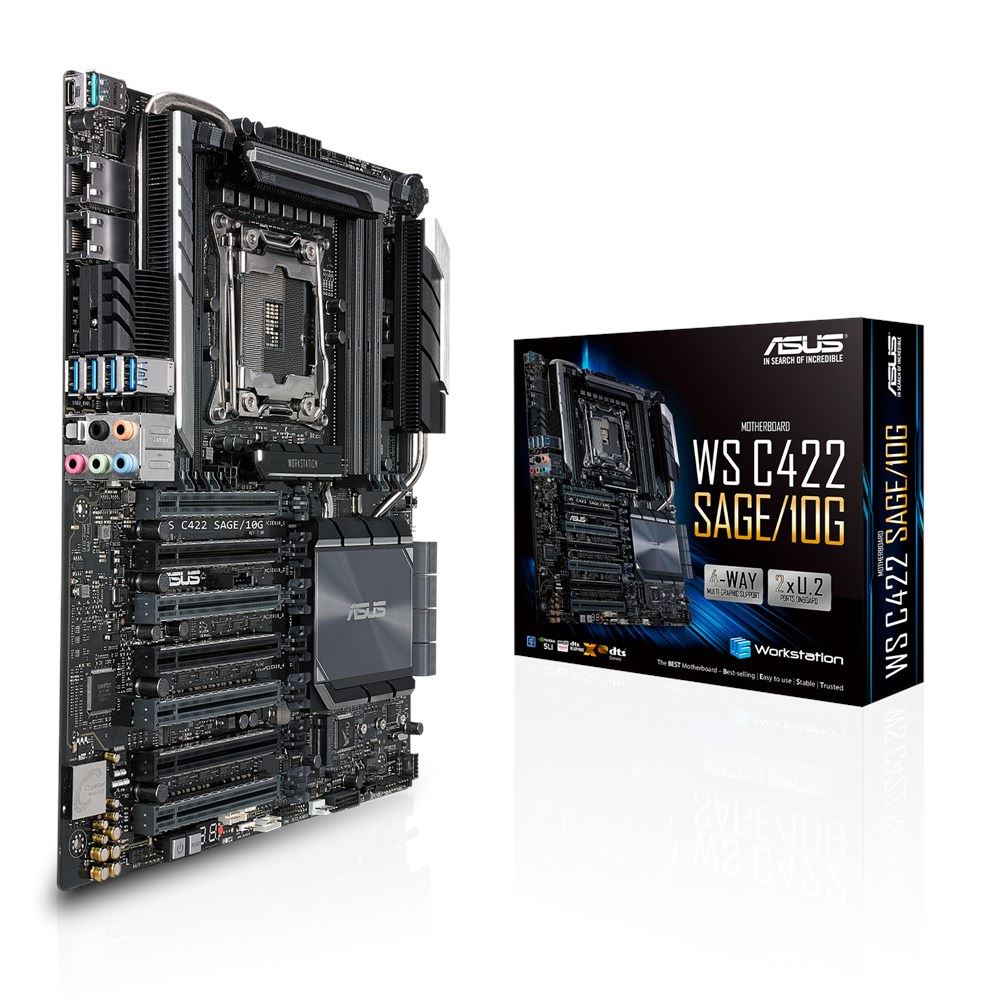 ASUS WS C422 SAGE/10G CEB motherboard - Intel C422 LGA 2066