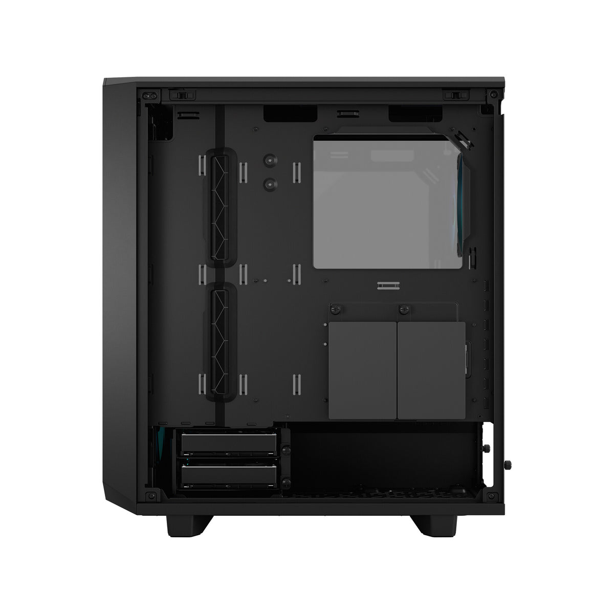 Fractal Design Meshify 2 Compact Lite RGB - ATX Mid Tower Case in Black