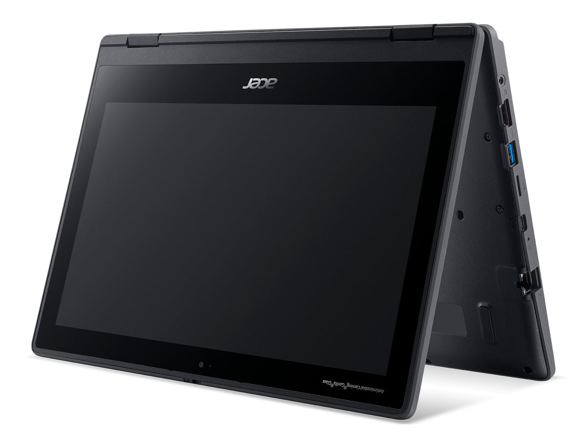 Acer TravelMate Spin B3 Hybrid (2-in-1) - 29.5 cm (11.6") - Touchscreen - Intel® Celeron® N6000 - 8 GB DDR4-SDRAM - 256 GB SSD - Wi-Fi 6 - Windows 11 Pro - Black