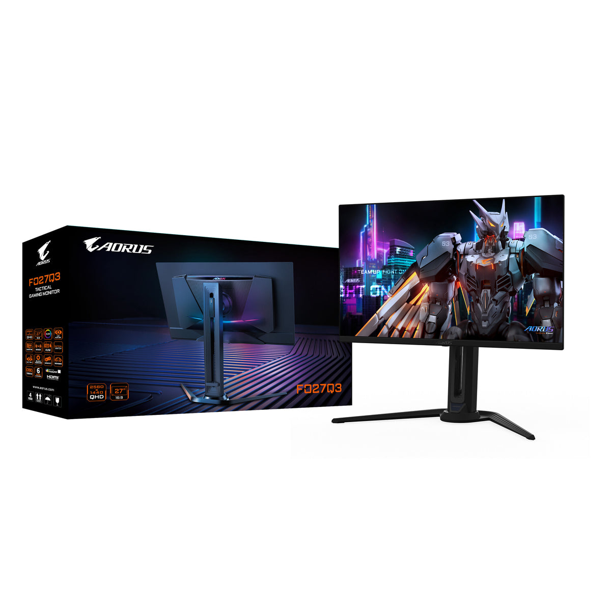 Gigabyte AORUS FO27Q3 - 68.6 cm (27") - 2560 x 1440 pixels OLED Gaming Monitor