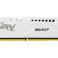 Kingston Technology FURY Beast - 32 GB 2 x 16 GB DDR5 6000MT/s memory module in White