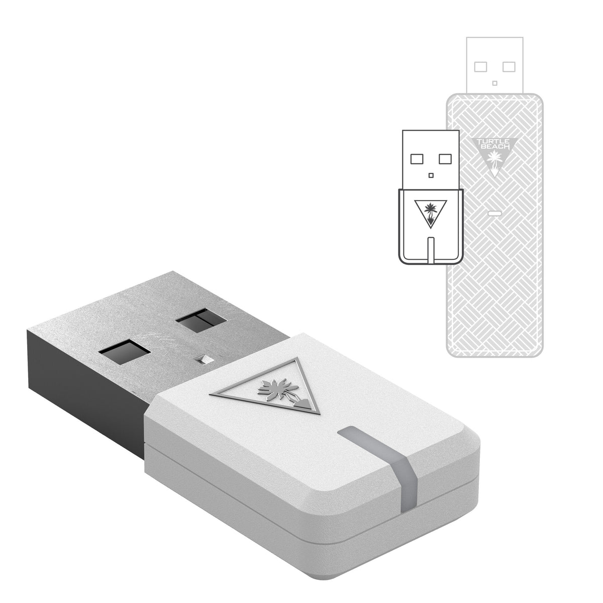 Turtle Beach Stealth 600 (2nd Gen) - USB Type-C Wired & Wireless Gaming Headset for PS4 / PS5 in White