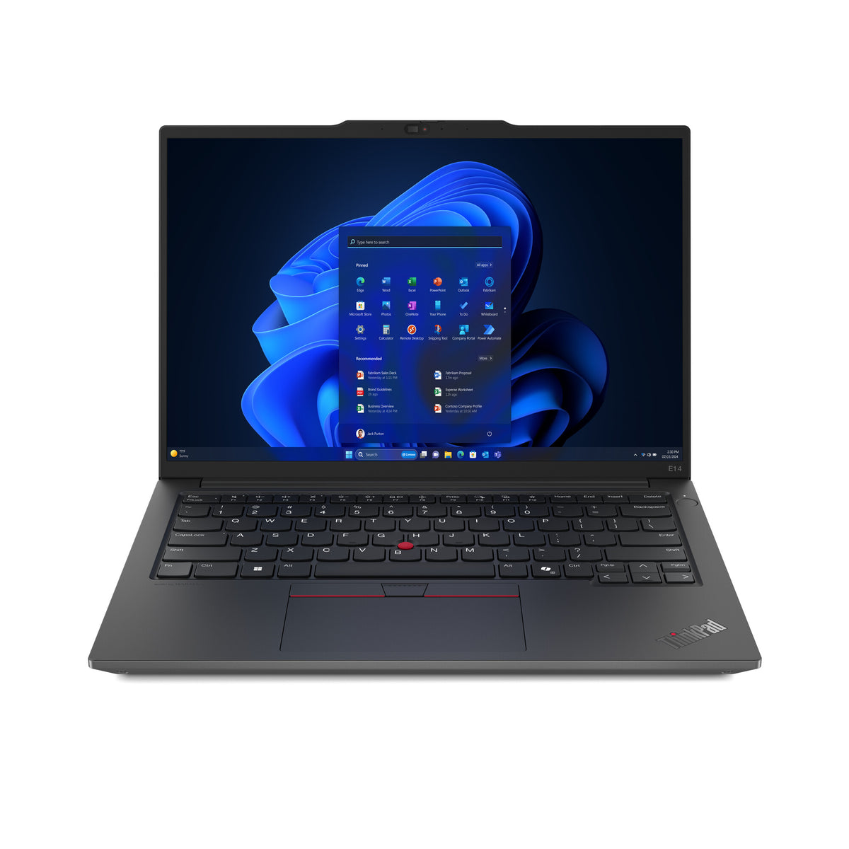 Lenovo ThinkPad E14 Gen 6 Laptop - 35.6 cm (14") - Intel Core Ultra 7 155H - 16 GB DDR5-SDRAM - 512 GB SSD - Wi-Fi 6E - Windows 11 Pro - Black