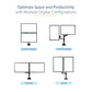 StarTech.com ARMDUALPIVOT Desk monitor mount for 81.3 cm (32")