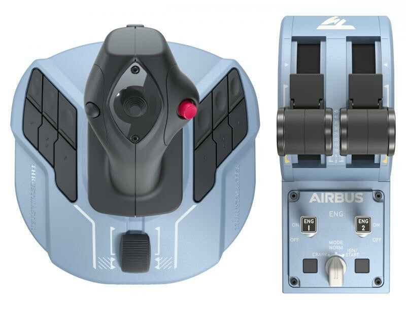 Thrustmaster TCA Officer Pack "Airbus Edition" - USB-C Wired Joystick + Throttle Quadrant for PC